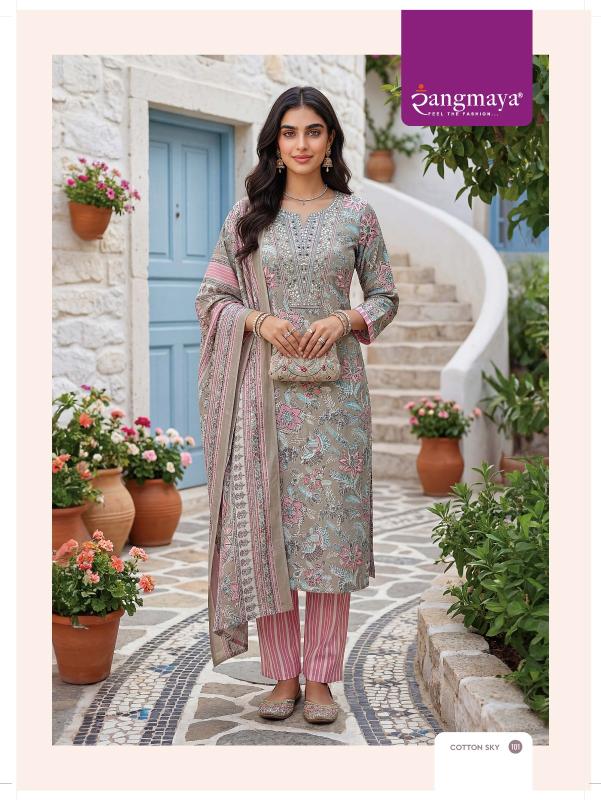 Rangmaya cotton sky wholesale kurti market in bhopal